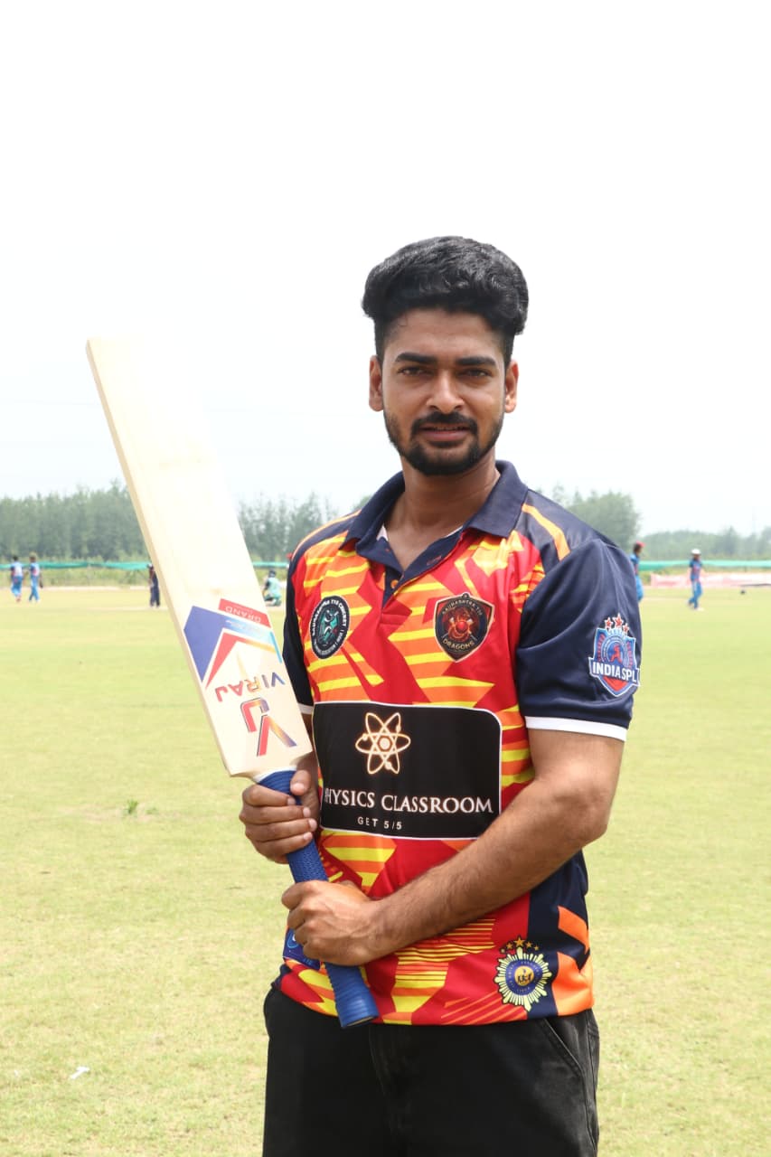 Player in jersey
